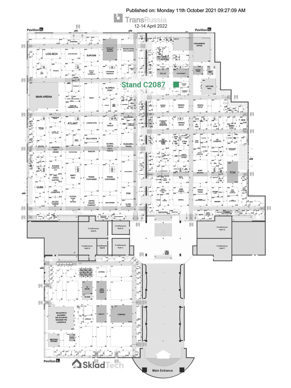 Meet us at TransRussia 2022 12-14 April