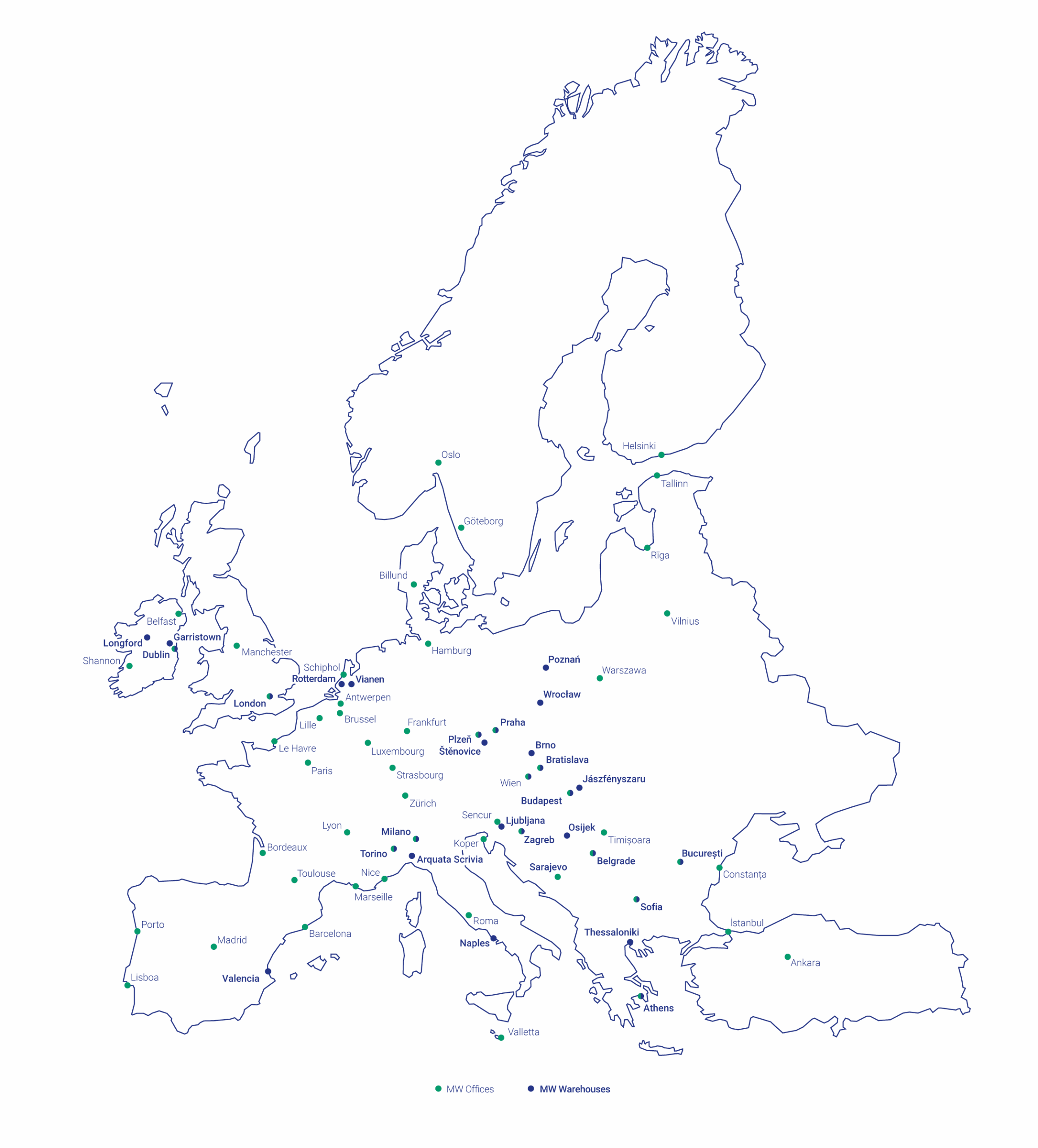 Map - Logistics & Warehousing